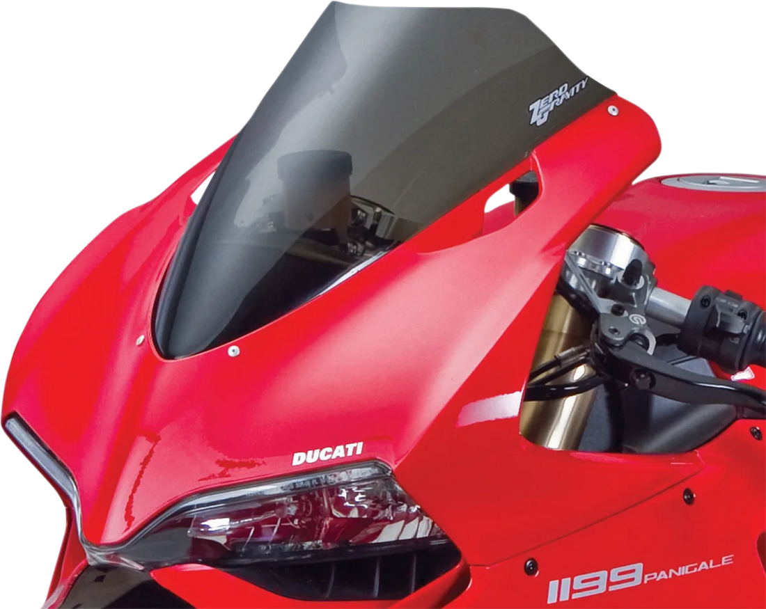 Zero G Marc 1 Windscreen - Smoke - 899/1199 - Side View