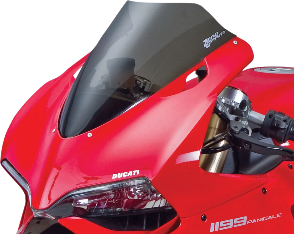 Zero G Marc 1 Windscreen - Smoke - 899/1199 - Side View