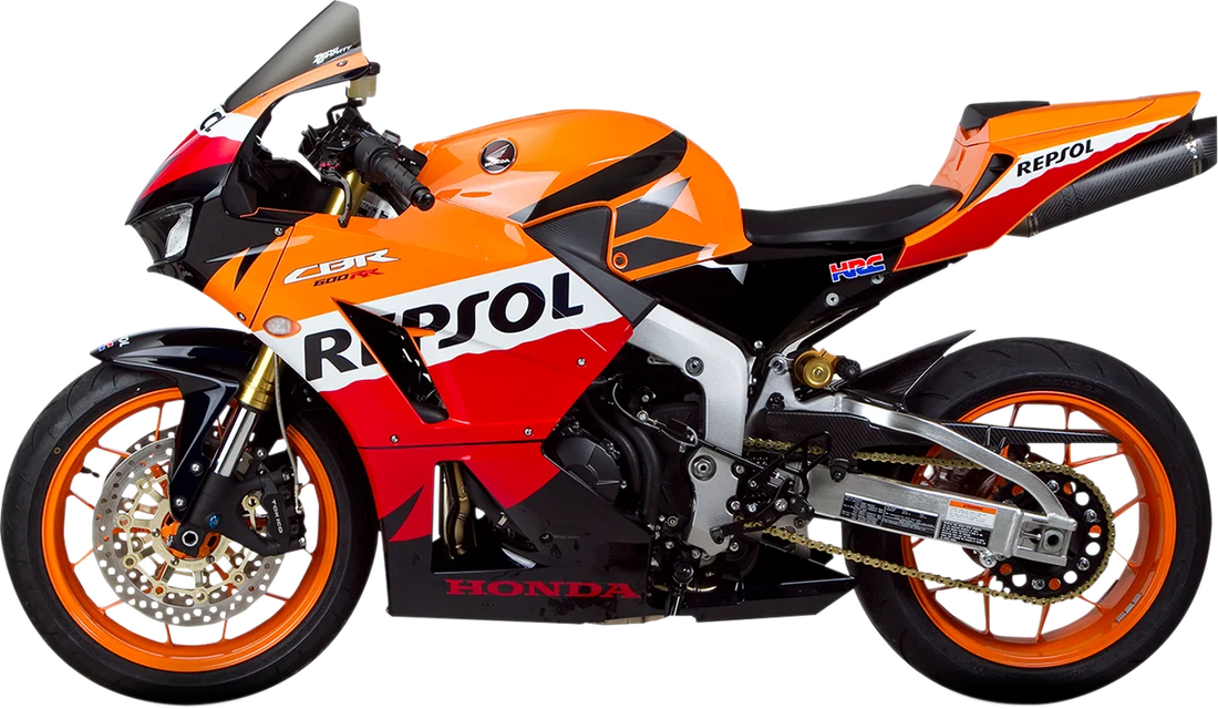 Zero G Marc 1 Windscreen - Smoke - CBR600RR - Installation View