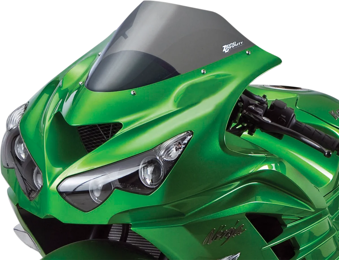 Zero G Marc 1 Windscreen - Smoke - ZX14 - Side View
