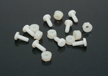 Load image into Gallery viewer, Zero G Nylon Windscreen Fastener Set - White - Side View