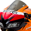 Load image into Gallery viewer, Zero G SR Windscreen - Smoke - 600RR - Back View