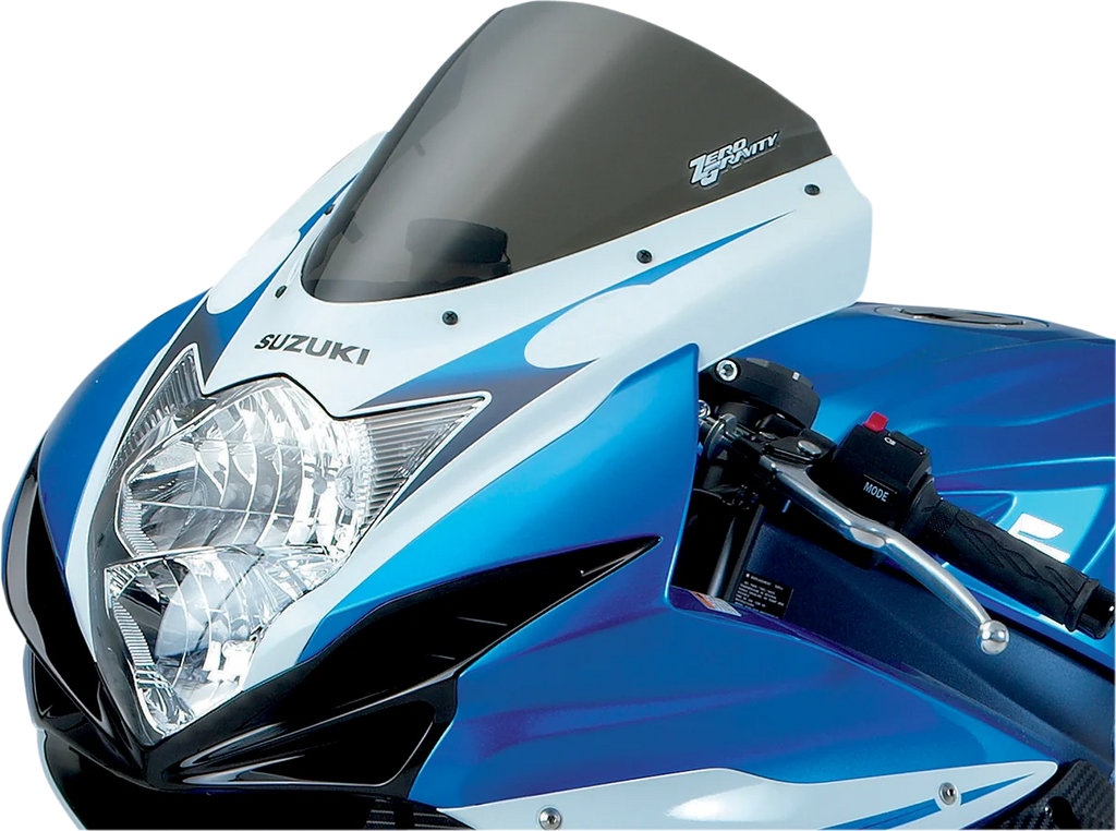 Zero G SR Windscreen - Smoke - GSXR 600/750 - Back View