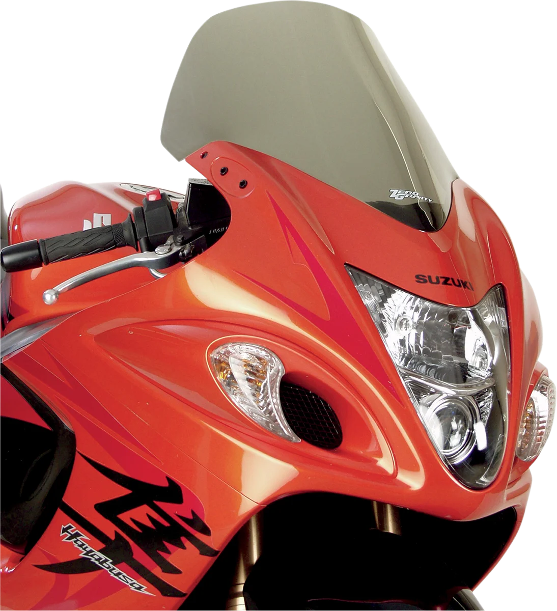 Zero G Sport Windscreen - Light Smoke - Hayabusa - Back View