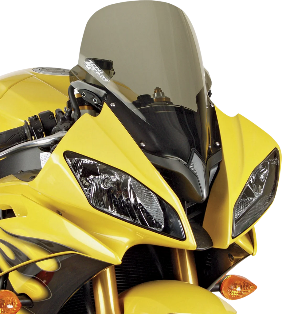 Zero G Sport Windscreen - Light Smoke - YZF-R6 - Back View