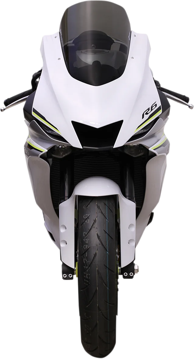 Zero G Sport Windscreen - Light Smoke - YZF-R6 - Back View