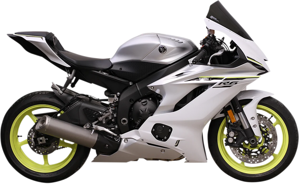 Zero G Sport Windscreen - Light Smoke - YZF-R6 - Installation View