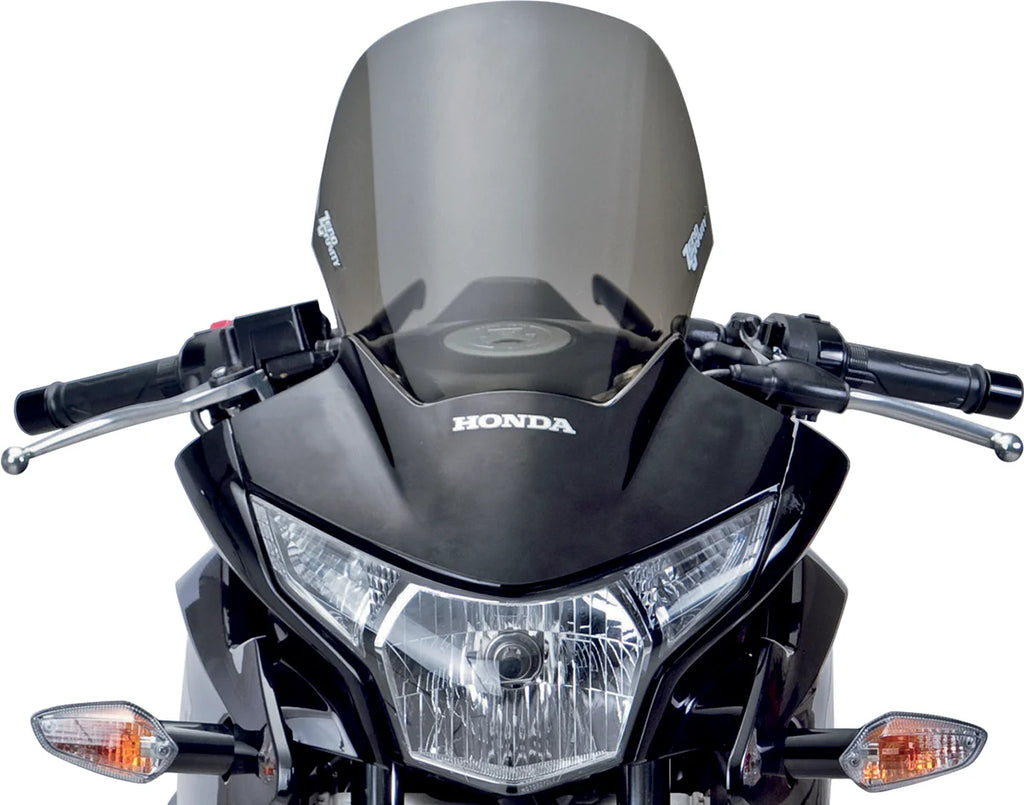 Zero G Sport Windscreen - Smoke - CBR250R - Side View