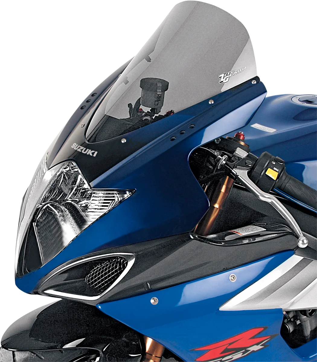 Zero G Sport Windscreen - Smoke - GSXR1 - Back View