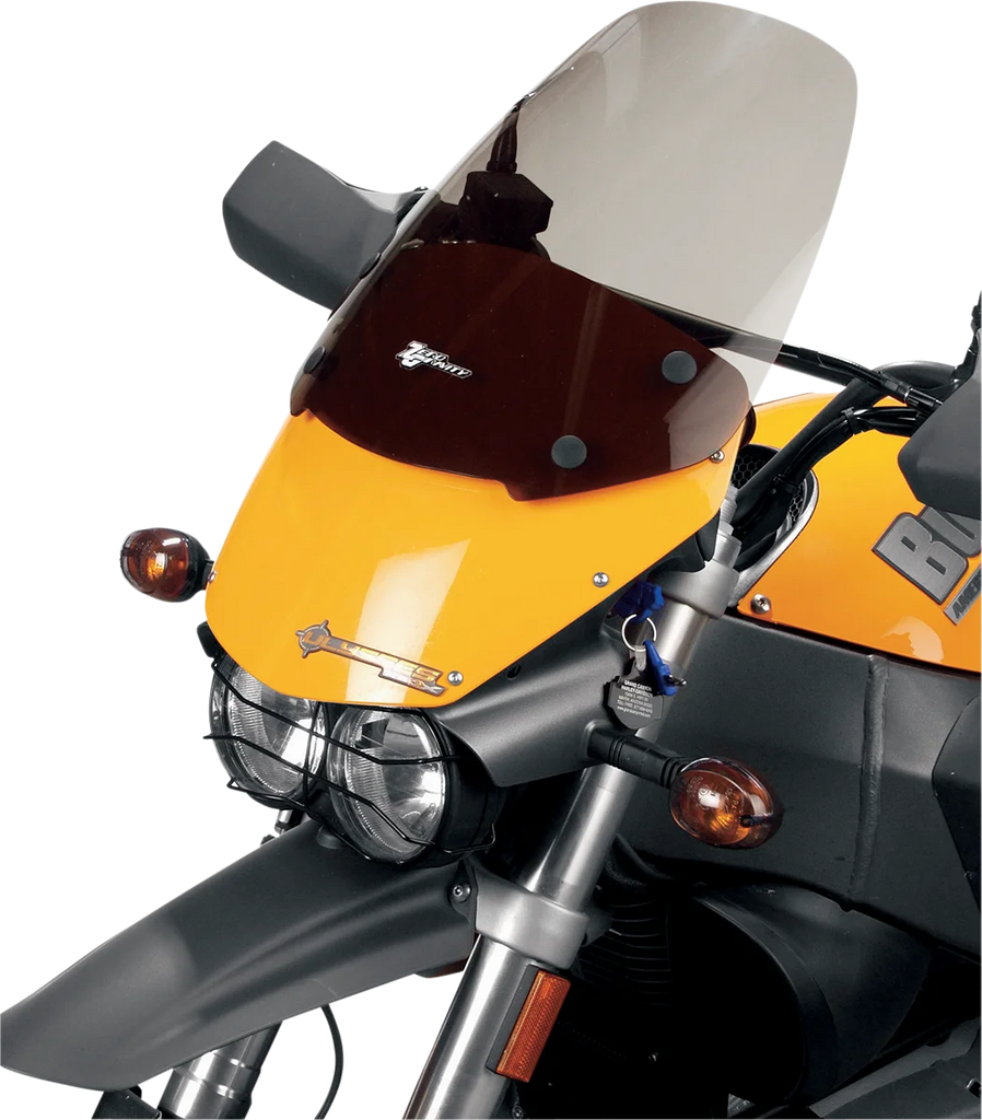 Zero G Sport Windscreen - Smoke fits Buell XB12X - Side View
