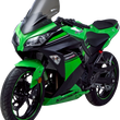 Load image into Gallery viewer, Zero G Sport Windscreen - Smoke fits Kawasaki NINJA 300 - Side View