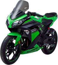 Load image into Gallery viewer, Zero G Sport Windscreen - Smoke fits Kawasaki NINJA 300 - Side View
