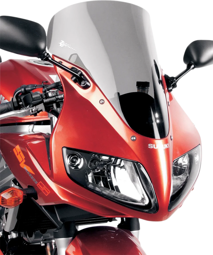 Zero G Sport Windscreen - Smoke fits Suzuki SV650 / SV1000S - Back View