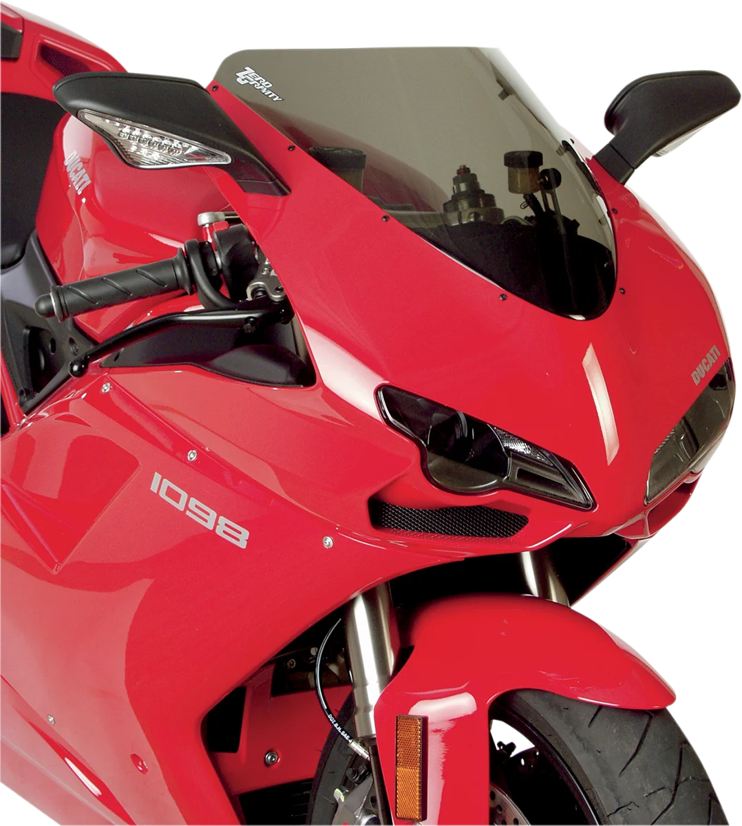 Zero G Windscreen - Clear - Ducati - Back View