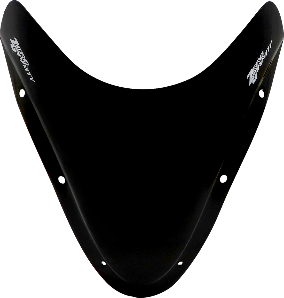 Zero G Windscreen - Dark Smoke fits Buell Firebolt - Side View