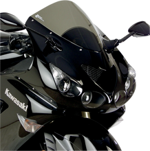 Load image into Gallery viewer, Zero G Windscreen - Smoke - ZX14/R - Back View