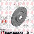 Load image into Gallery viewer, Zimmermann Brake Disc 100.3300.52 fits 2005-2025 Audi / Volkswagen