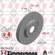 Load image into Gallery viewer, Zimmermann Brake Disc 1249 fits 2005-2009 Audi A4 / 1999-2002 2005-2009 Audi A4 Quattro / 2002-2004 Audi A6 / 2000-2004 Au...