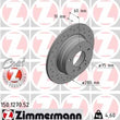 Load image into Gallery viewer, Zimmermann Brake Disc 1270 fits 1992-1998 BMW 318I / 1992-1997 BMW 318IS / 1998-1999 BMW 323IS / 1992-1995 BMW 325I / 1992...