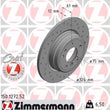 Load image into Gallery viewer, Zimmermann Brake Disc 1272 fits 1999-2001 BMW 740I / 1995-2001 BMW 740IL / 1994-1997 BMW 840CI / 1993-1997 BMW 850CI / 199...