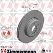 Load image into Gallery viewer, Zimmermann Brake Disc 150.2911.32 fits 2012-2015 BMW 335I / 2013-2015 BMW 335I xDrive / 2014-2016 BMW 335I GT xDrive / 201...