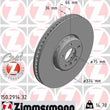 Load image into Gallery viewer, Zimmermann Brake Disc 150.2914.32 fits 2010-2019 BMW / Alpina / 2010-2015 BMW 760LI / 2011-2015 BMW Alpina B7 / B7 xDrive ...