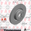 Load image into Gallery viewer, Zimmermann Brake Disc 150.2921.32 fits 2012-2021 BMW 228I / 228I xDrive / 230I / 230I xDrive / 320I / 328I / 428I / M235I