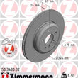 Load image into Gallery viewer, Zimmermann Brake Disc 150.3480.32 fits 2010-2019 BMW 535I / 535I GT / 535I GT xDrive / 550I / 550I xDrive / 640I / 640I Gr...