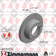 Load image into Gallery viewer, Zimmermann Brake Disc 1511 fits 1977-1982 1987-1988 Porsche 924 / 1978-1986 Porsche 928 / 1983-1986 Porsche 944