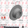Load image into Gallery viewer, Zimmermann Brake Disc 1516 fits 1987-1991 Porsche 944 / 1989-1994 Porsche 911 / 1992-1995 Porsche 968