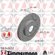 Load image into Gallery viewer, Zimmermann Brake Disc 3400 fits 2002-2007 Mini Cooper