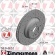 Load image into Gallery viewer, Zimmermann Brake Disc 3408 fits 2002-2005 BMW 745I / 2002-2008 BMW 745LI / 2003-2008 BMW 760LI / 2004-2008 BMW 750LI / 200...
