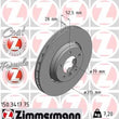 Load image into Gallery viewer, Zimmermann Brake Disc 3417 fits 1996-2000 BMW M3 / Z3 / 1996-1999 BMW M3