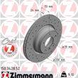Load image into Gallery viewer, Zimmermann Brake Disc 3428 fits 2006 BMW 330I / 330XI