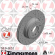 Load image into Gallery viewer, Zimmermann Brake Disc 3438 fits 2005-2008 BMW 750I / 750LI / 760LI / 760I / 2006-2008 BMW 750LI / 750I