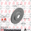 Load image into Gallery viewer, Zimmermann Brake Disc 3444 fits 2007-2015 Mini Cooper