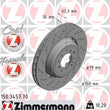 Load image into Gallery viewer, Zimmermann Brake Disc 3457 fits 2008-2013 BMW M3 / 2011 BMW 1 Series M