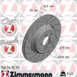 Load image into Gallery viewer, Zimmermann Brake Disc 3475 fits 2006-2010 BMW M5 / M6