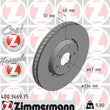 Load image into Gallery viewer, Zimmermann Brake Disc 3669 fits 1998-2000 Mercedes-Benz C43 Amg / 1999-2002 Mercedes-Benz E55 Amg / 2001-2002 Mercedes-Ben...