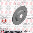 Load image into Gallery viewer, Zimmermann Coated Brake Disc 100.3379.20 fits 2017-2020 Audi A4 / 2023 Audi A4 Quattro / 2022-2024 Audi A5 Quattro / 2021-...
