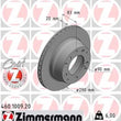 Load image into Gallery viewer, Zimmermann Coated Brake Disc 1009 fits 1969-1983 Porsche 911