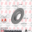Load image into Gallery viewer, Zimmermann Coated Brake Disc 1010 fits 1964-1965 Porsche 356C / 356SC
