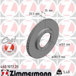 Load image into Gallery viewer, Zimmermann Coated Brake Disc 1017 fits 1965-1983 Porsche 911 / 1970-1972 Porsche 914 / 1977-1982 1987-1988 Porsche 924 / 1...