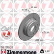 Load image into Gallery viewer, Zimmermann Coated Brake Disc 1270 fits 1992-1998 BMW 318I / 1992-1999 BMW 318IS / 1992-1999 BMW 323IS / 1992-1995 BMW 325I
