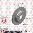 Load image into Gallery viewer, Zimmermann Coated Brake Disc 1286 fits 1997-2003 BMW 525I / 528I / 530I / 540I