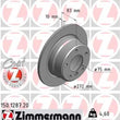 Load image into Gallery viewer, Zimmermann Coated Brake Disc 1287 fits 1996-2002 BMW Z3