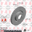 Load image into Gallery viewer, Zimmermann Coated Brake Disc 1291 fits 1995-2002 BMW M3 / 1995-2002 BMW Z3