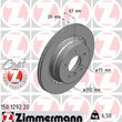 Load image into Gallery viewer, Zimmermann Coated Brake Disc 1292 fits 1995-2002 BMW M3 / 1995-2002 BMW Z3