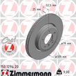 Load image into Gallery viewer, Zimmermann Coated Brake Disc 1294 fits 2001-2006 BMW 330CI / 2001-2005 BMW 330I / 2001-2008 BMW 330XI / 2006-2008 BMW Z4