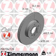 Load image into Gallery viewer, Zimmermann Coated Brake Disc 1347 fits 2001-2003 Volkswagen Eurovan